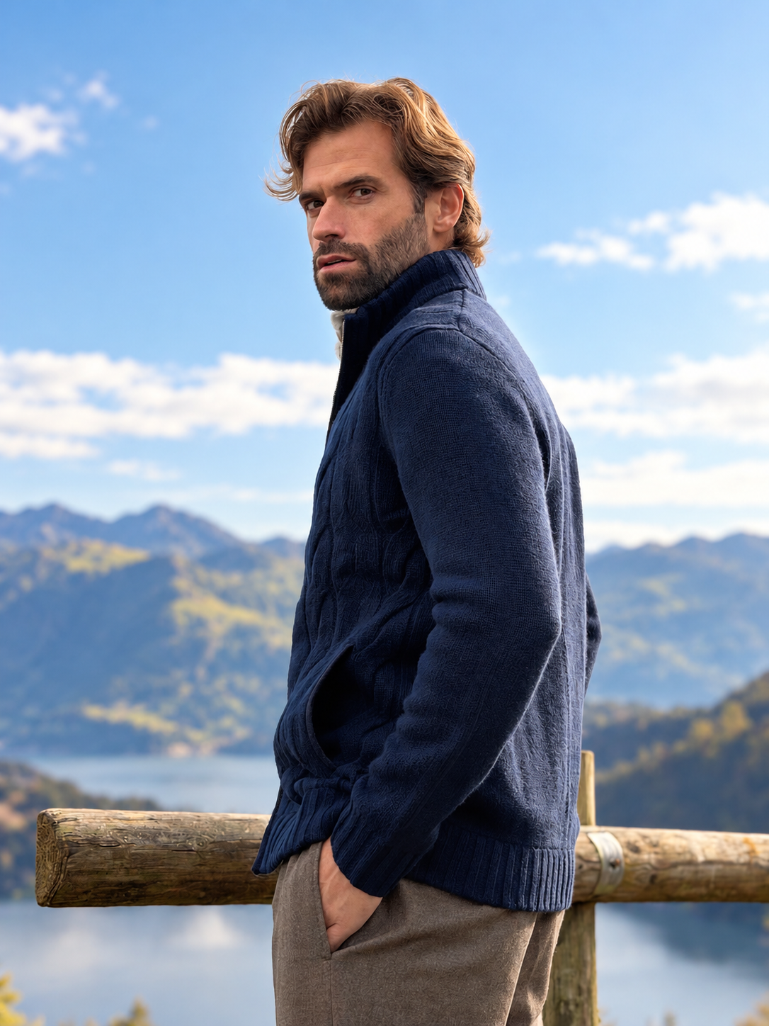 Peak sweater - Marine