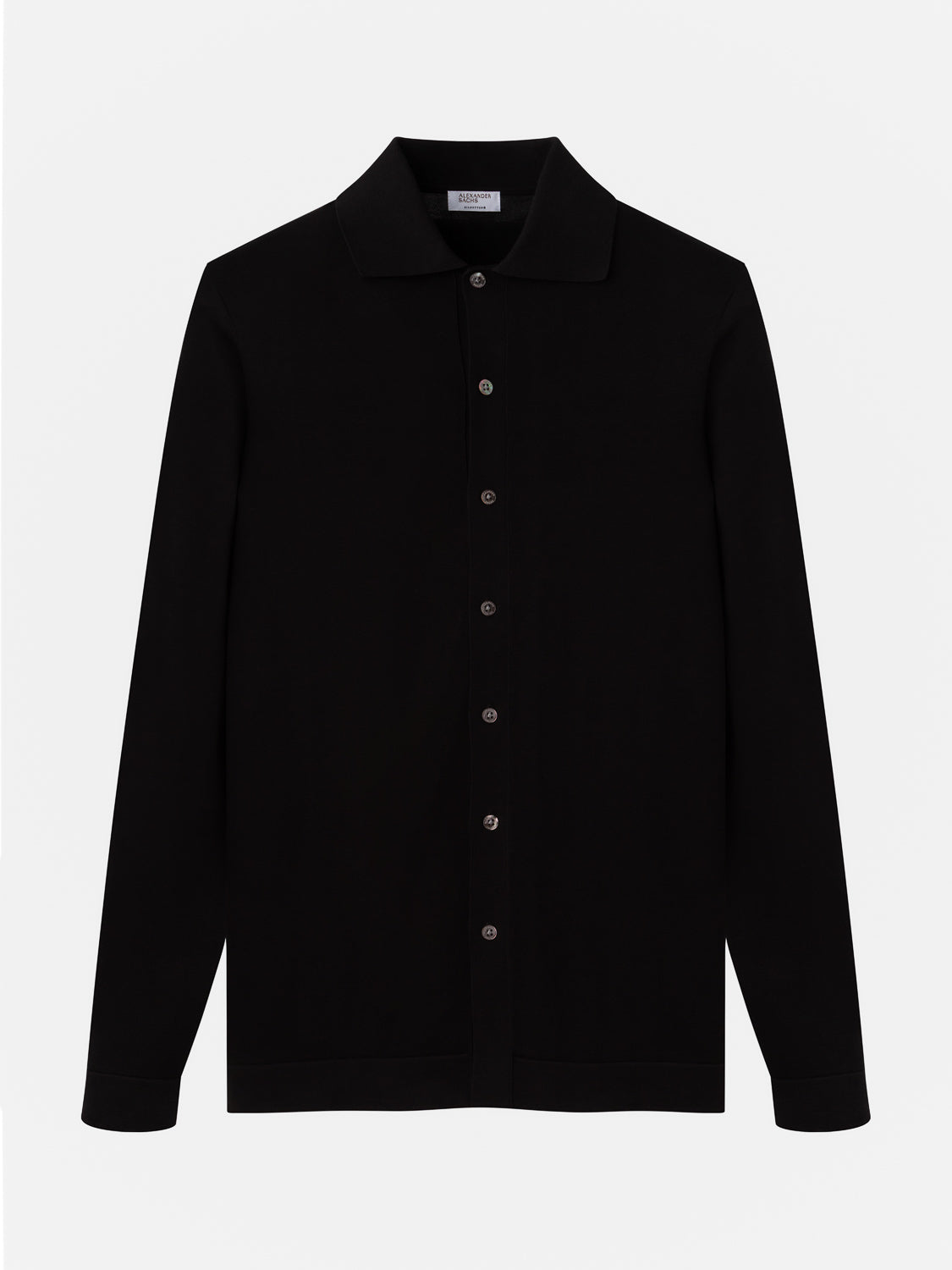 Cardigan Shirt - Black