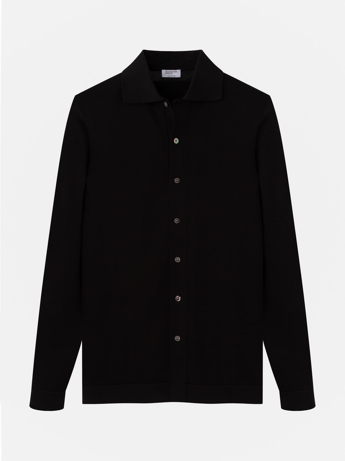 Cardigan Shirt - Black