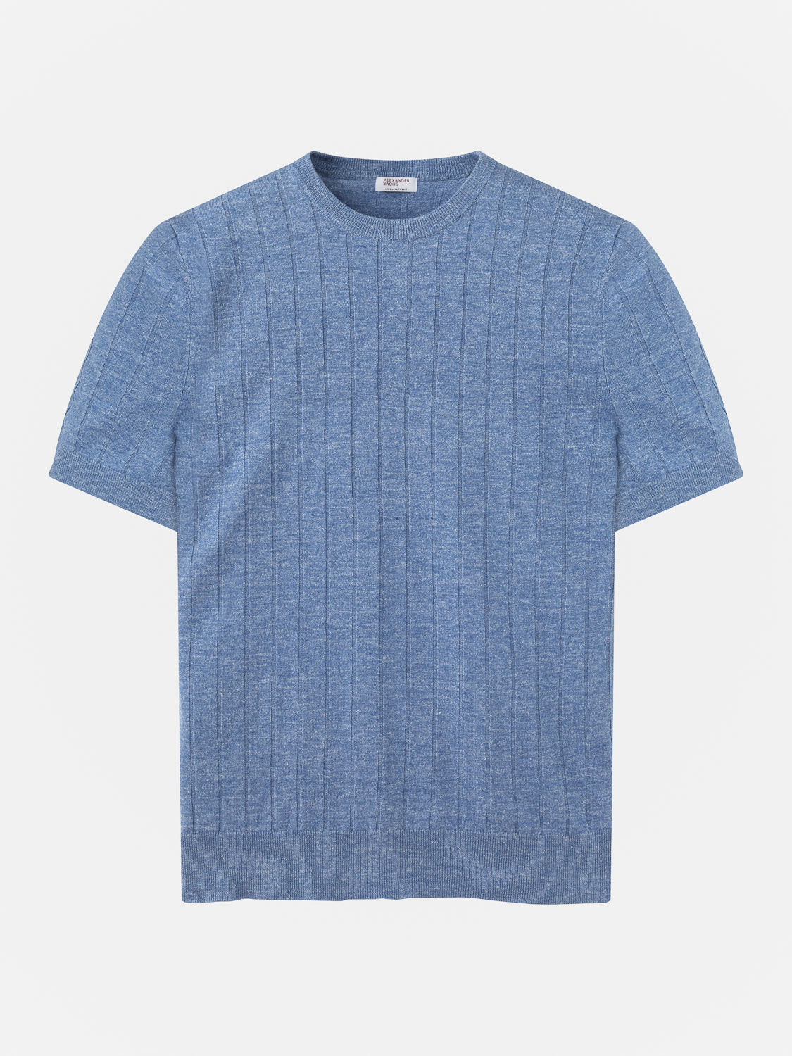 Ribbed T-shirt - Blue