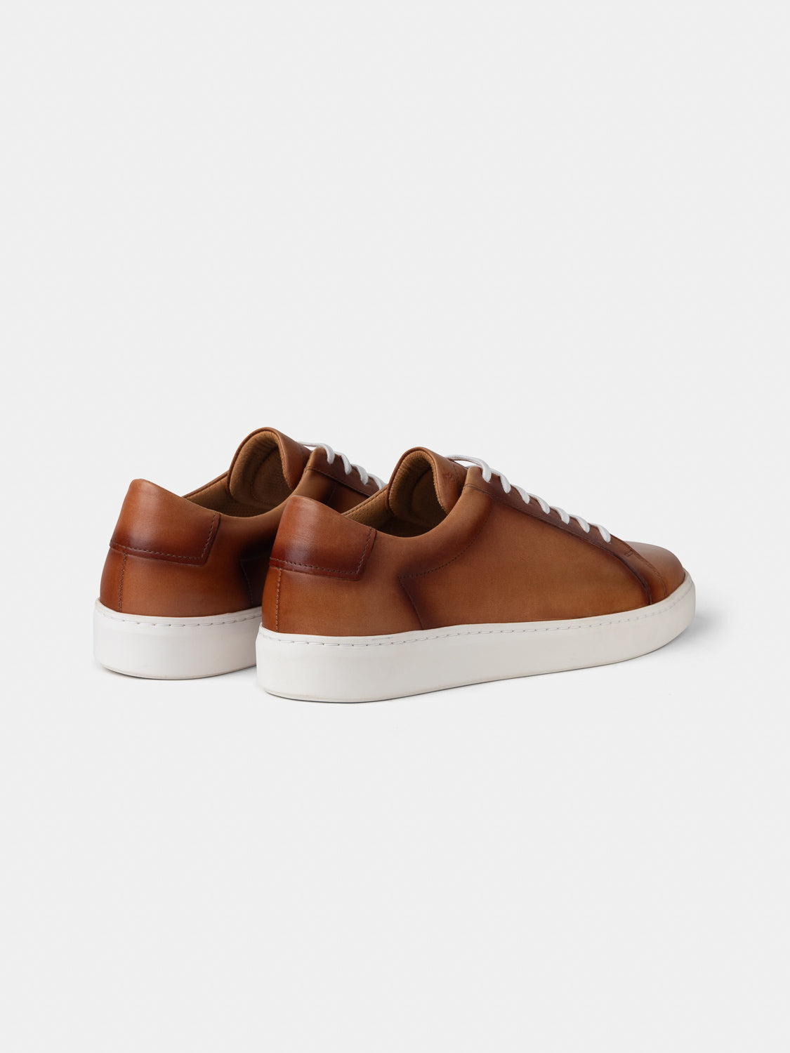 Calfskin Sneakers - Camel Patina