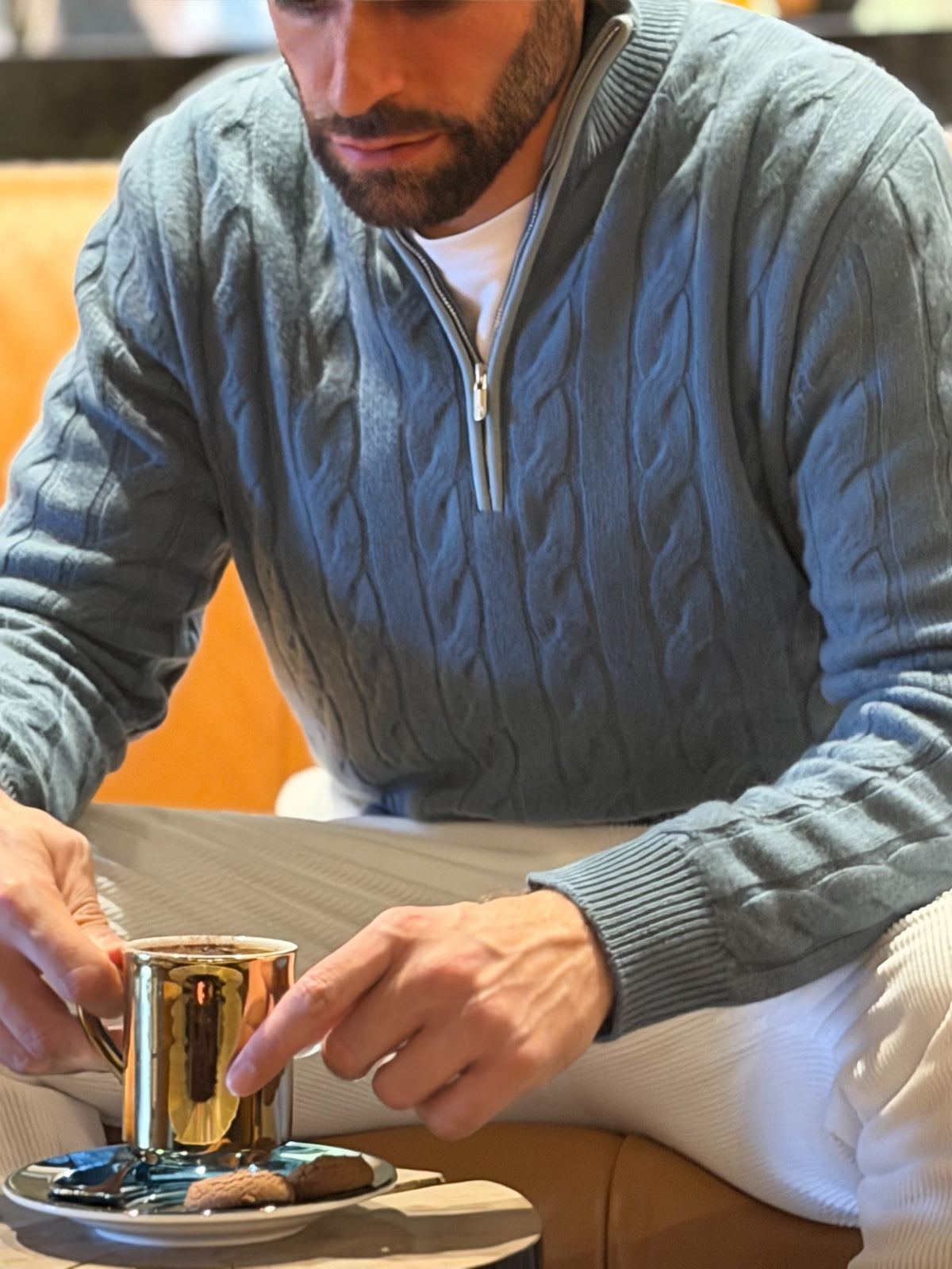 Chalet sweater - Stone Wash