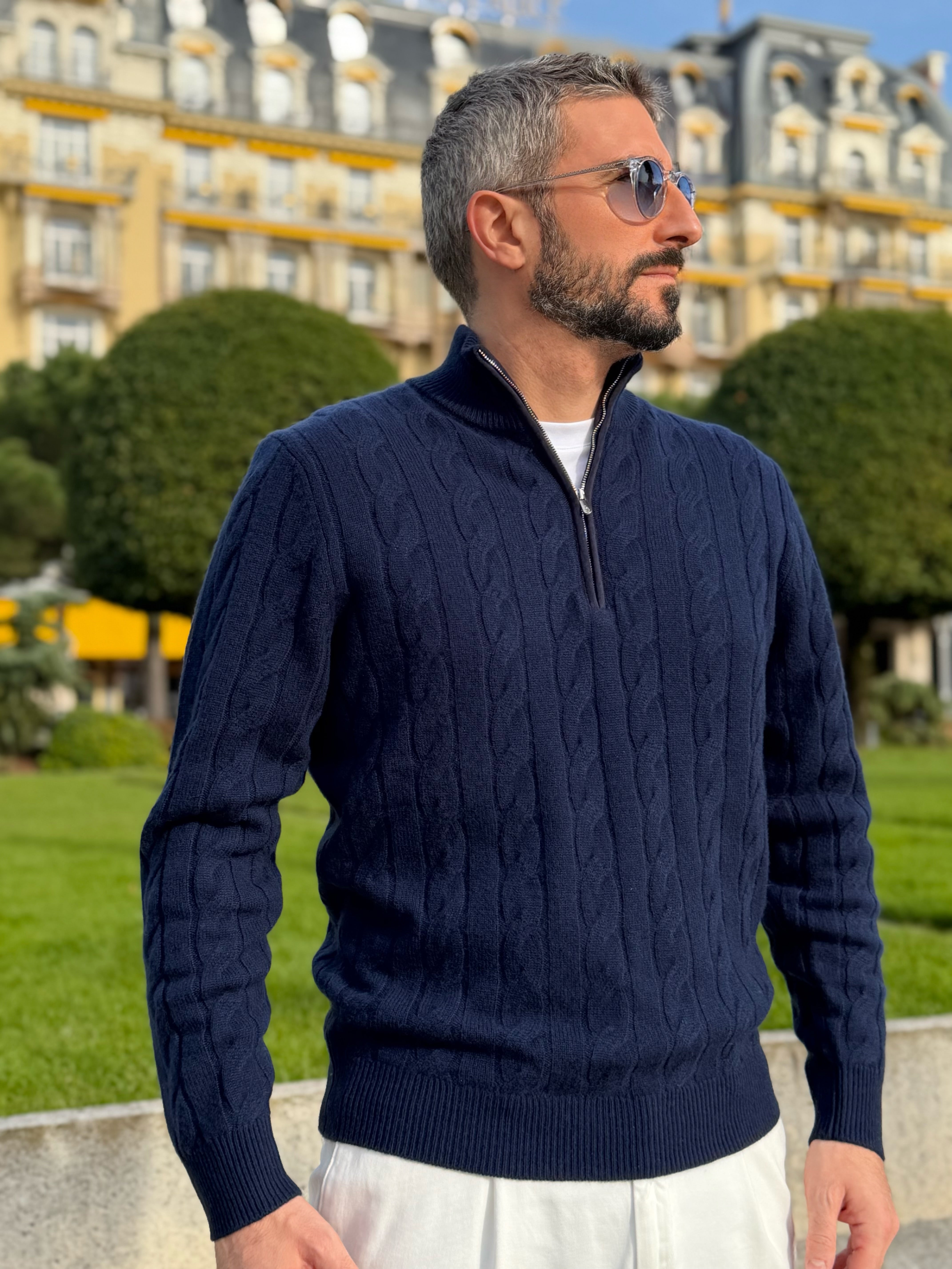 Chalet sweater - Marine