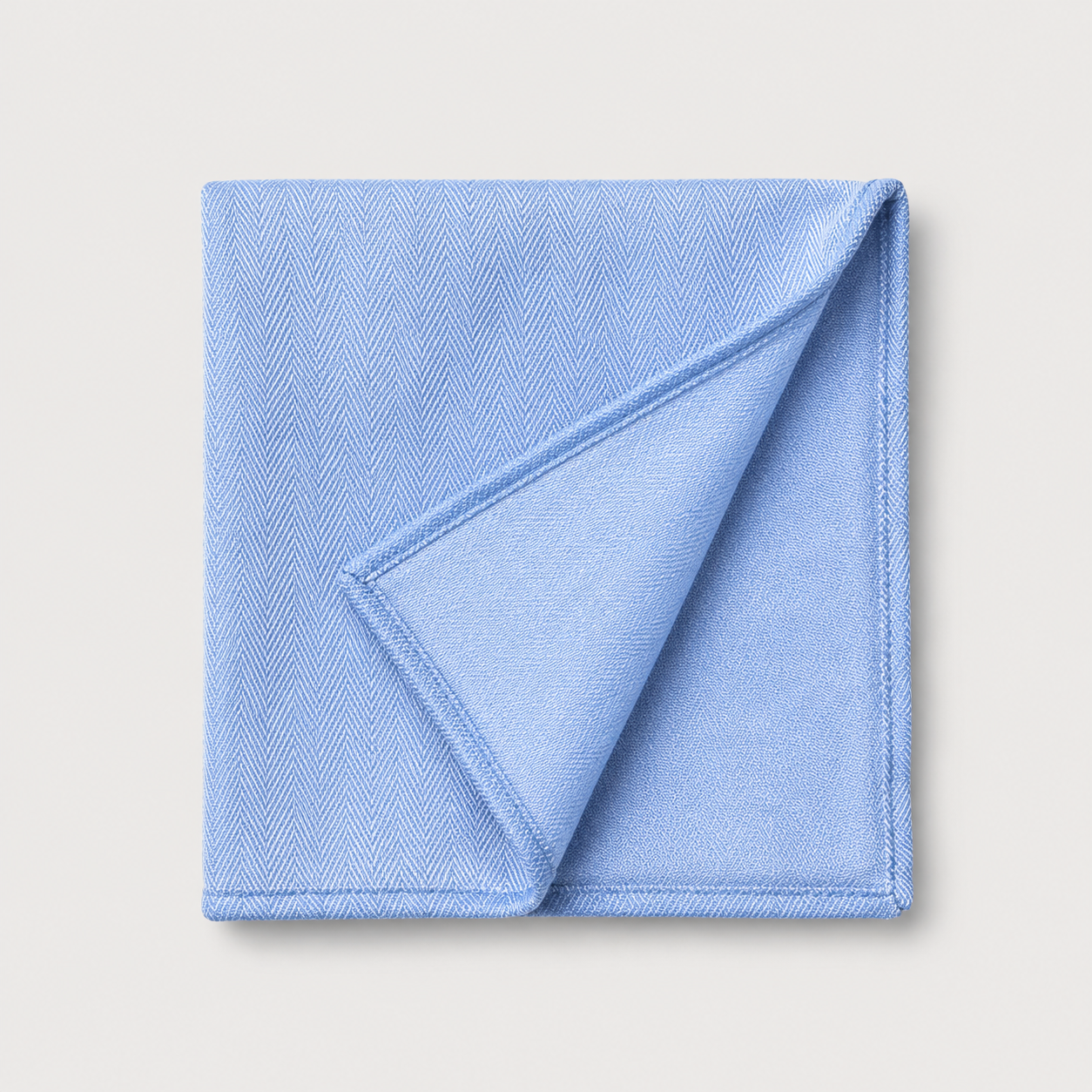 Pocket Square Linen Blend - Sky Blue