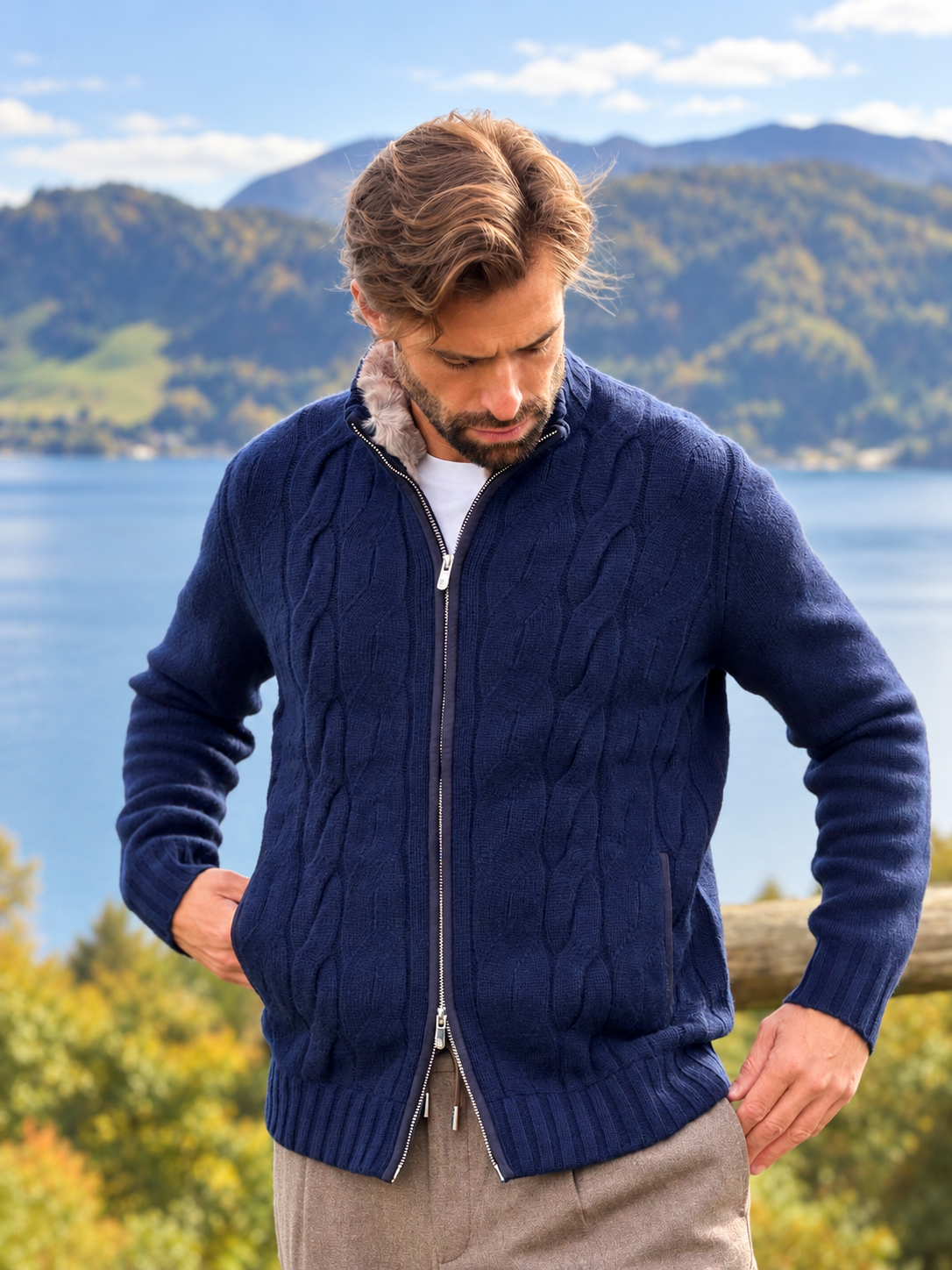 Peak sweater - Marine