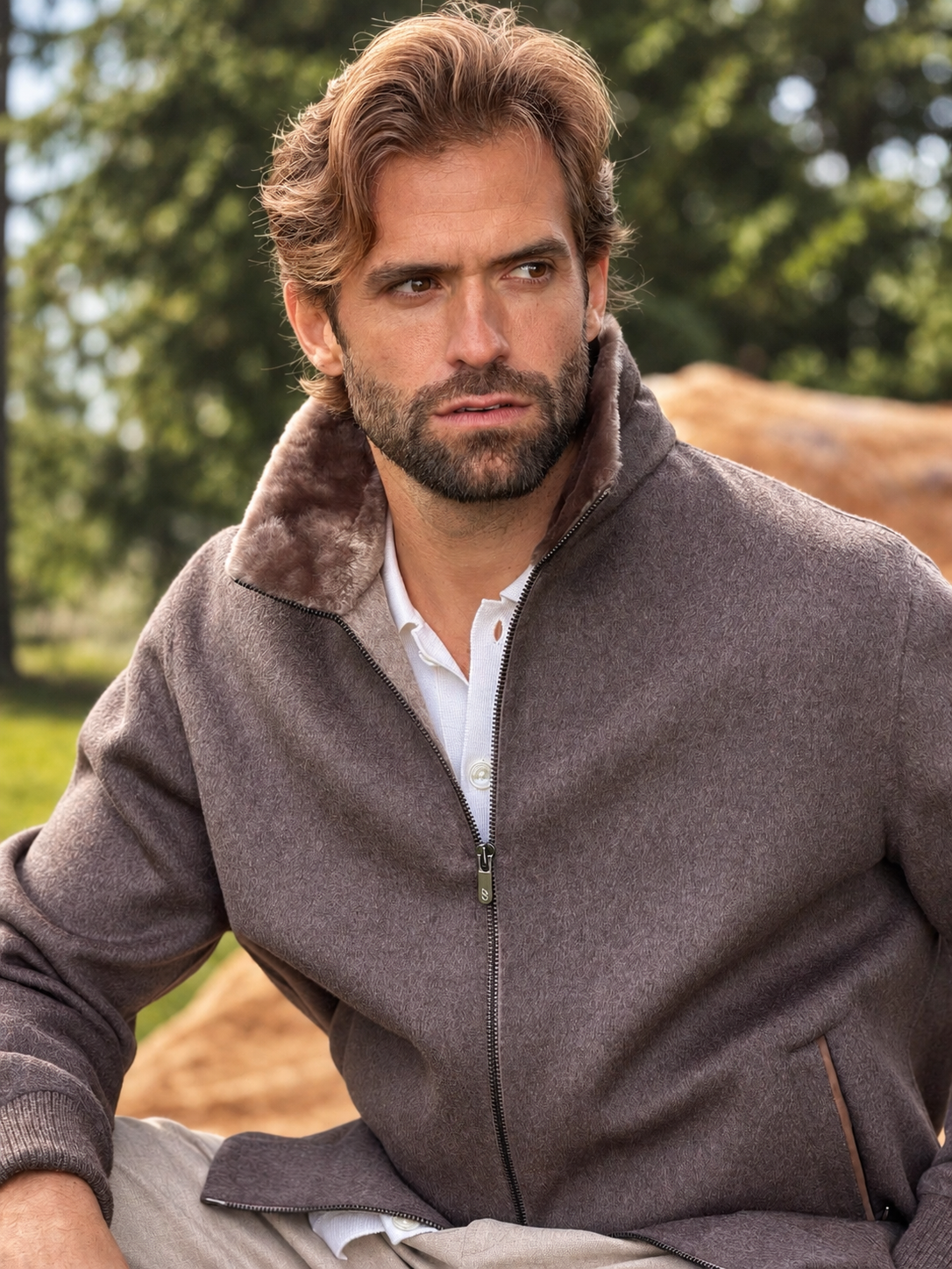 Blouson Unlined - Natural Brown
