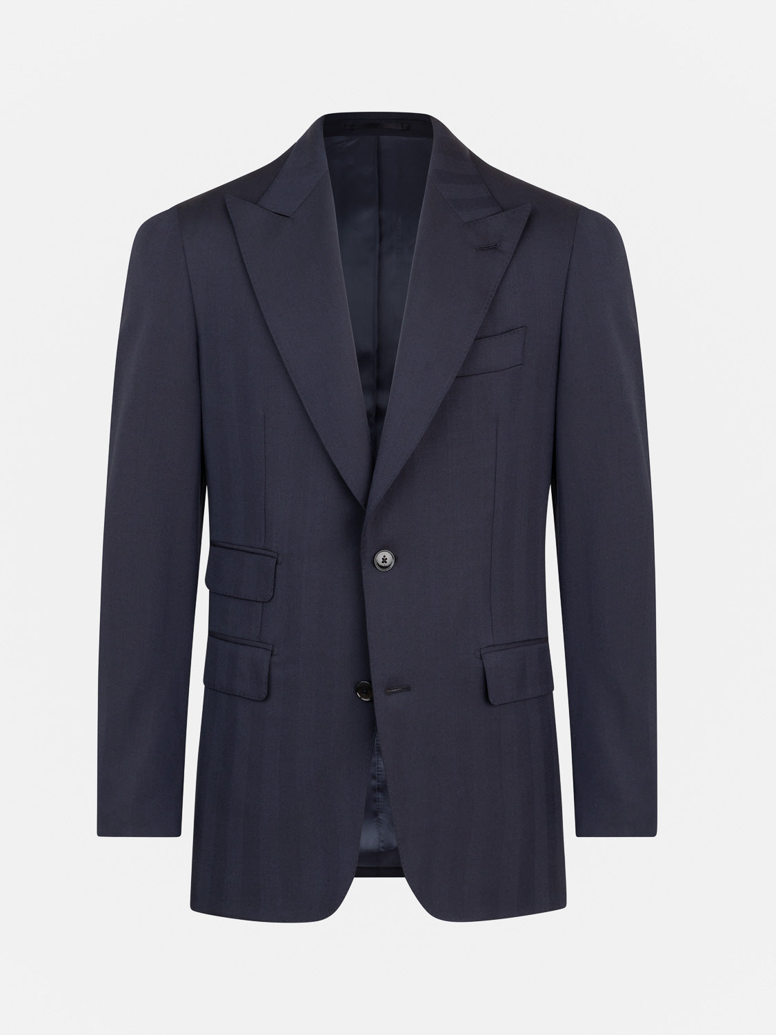 Suit Herringbone - Navy