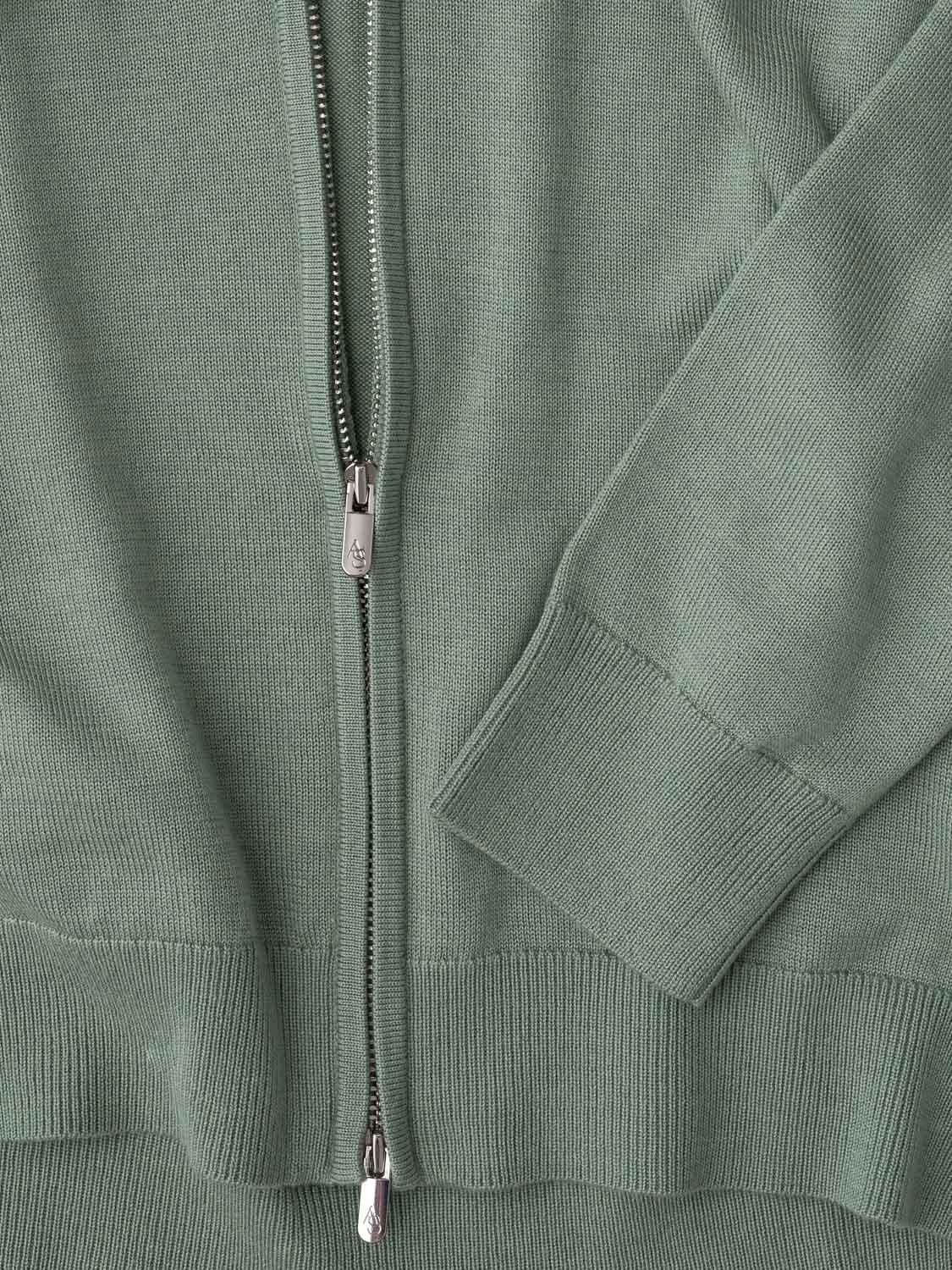 Zipper sweater - Sage Green