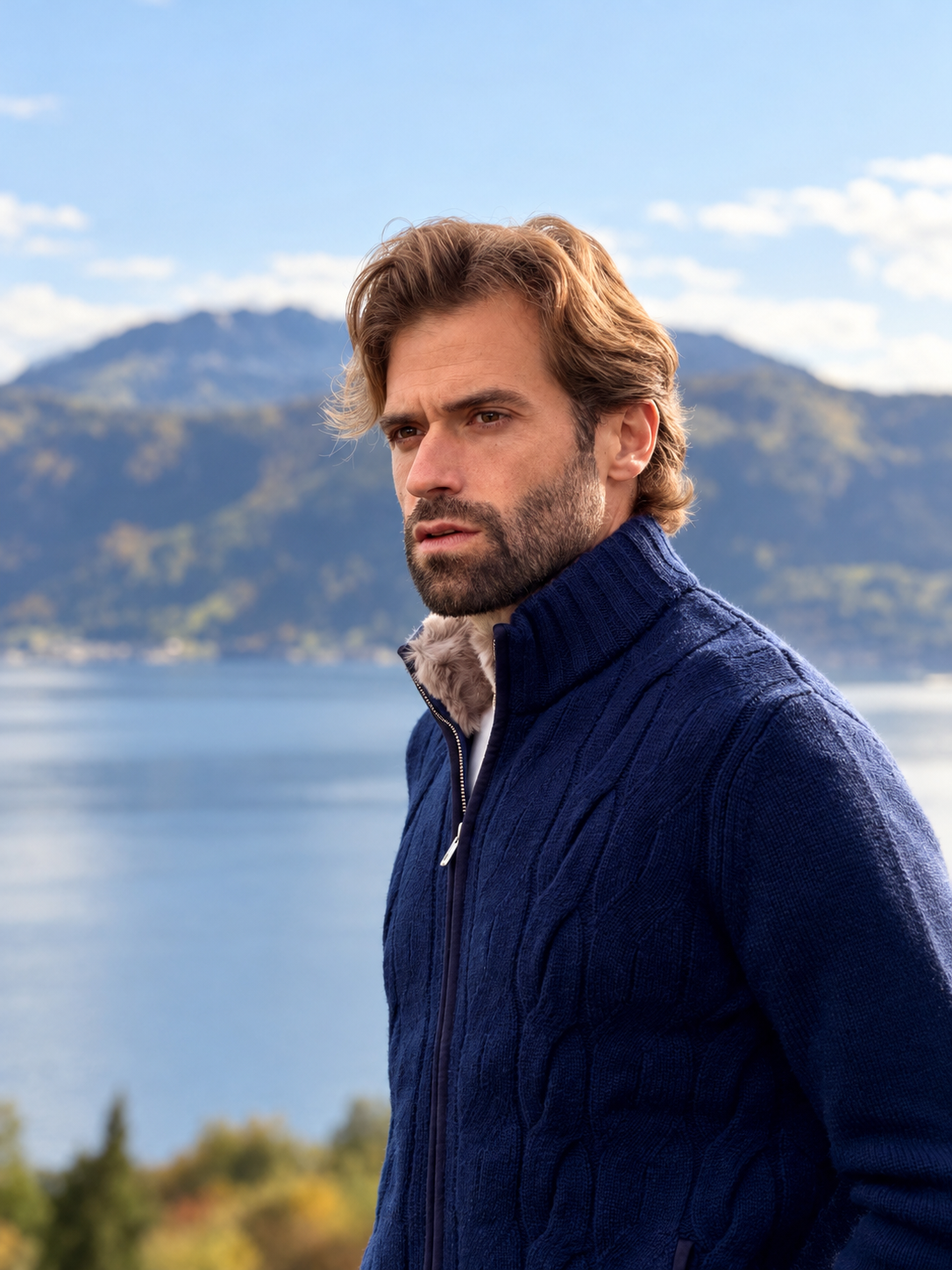 Peak sweater - Marine