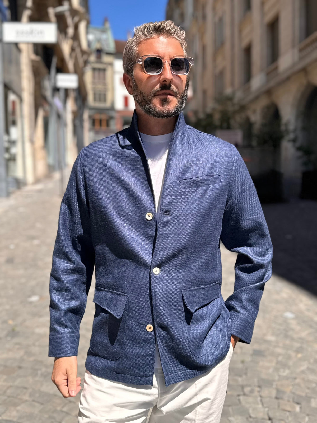Satya Jacket - Navy