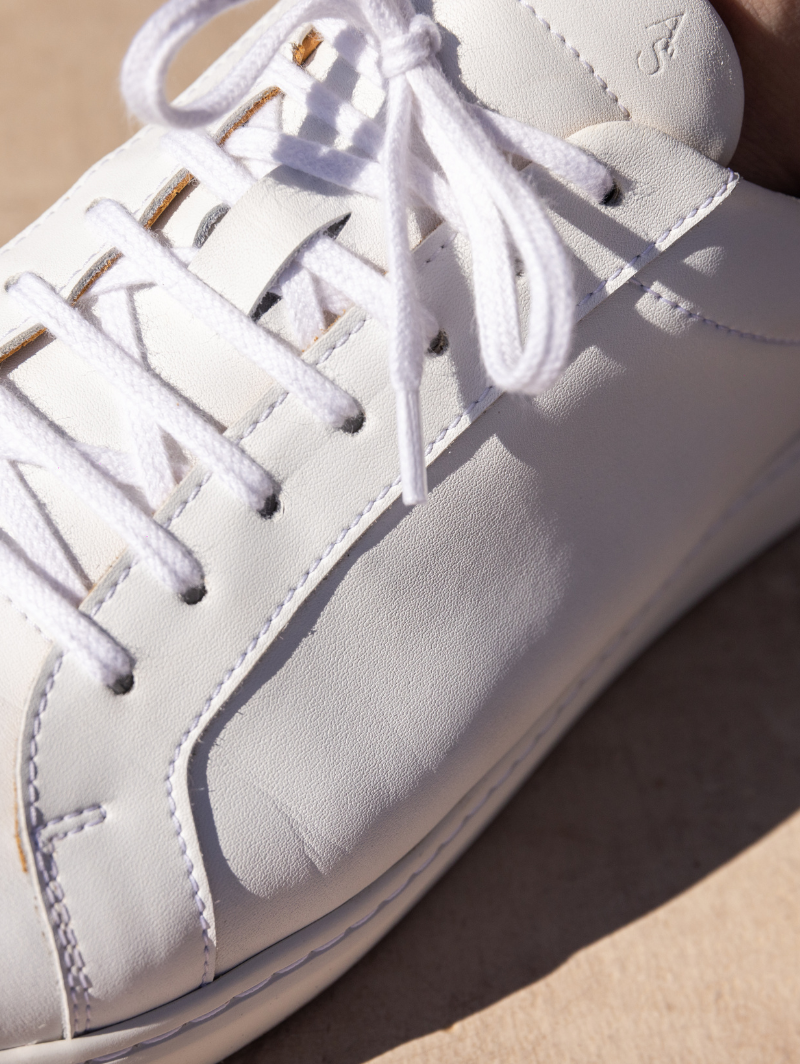 Calfskin Sneakers - White