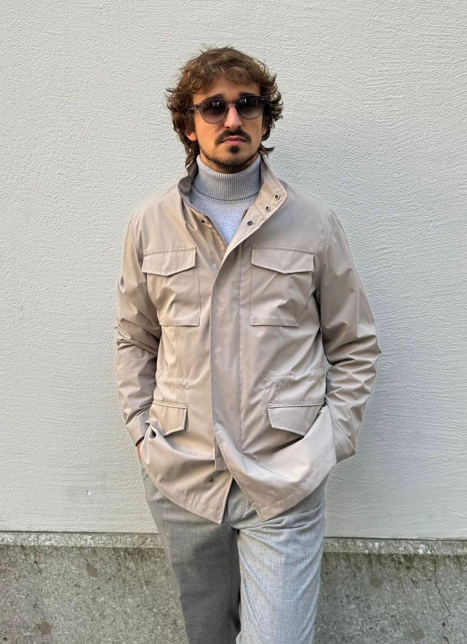 FIELD JACKET - NYLON BEIGE