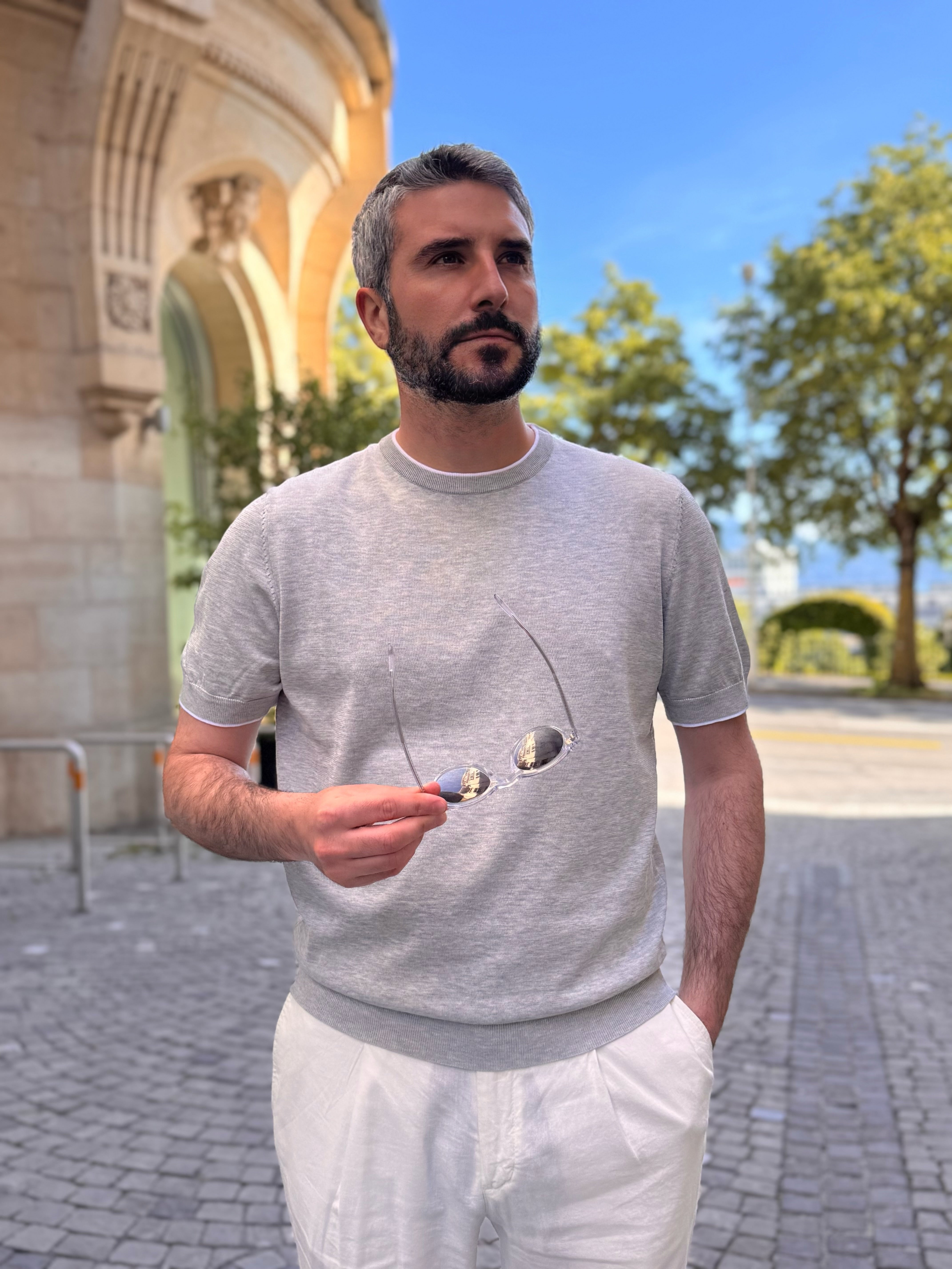 T-shirt - Silver