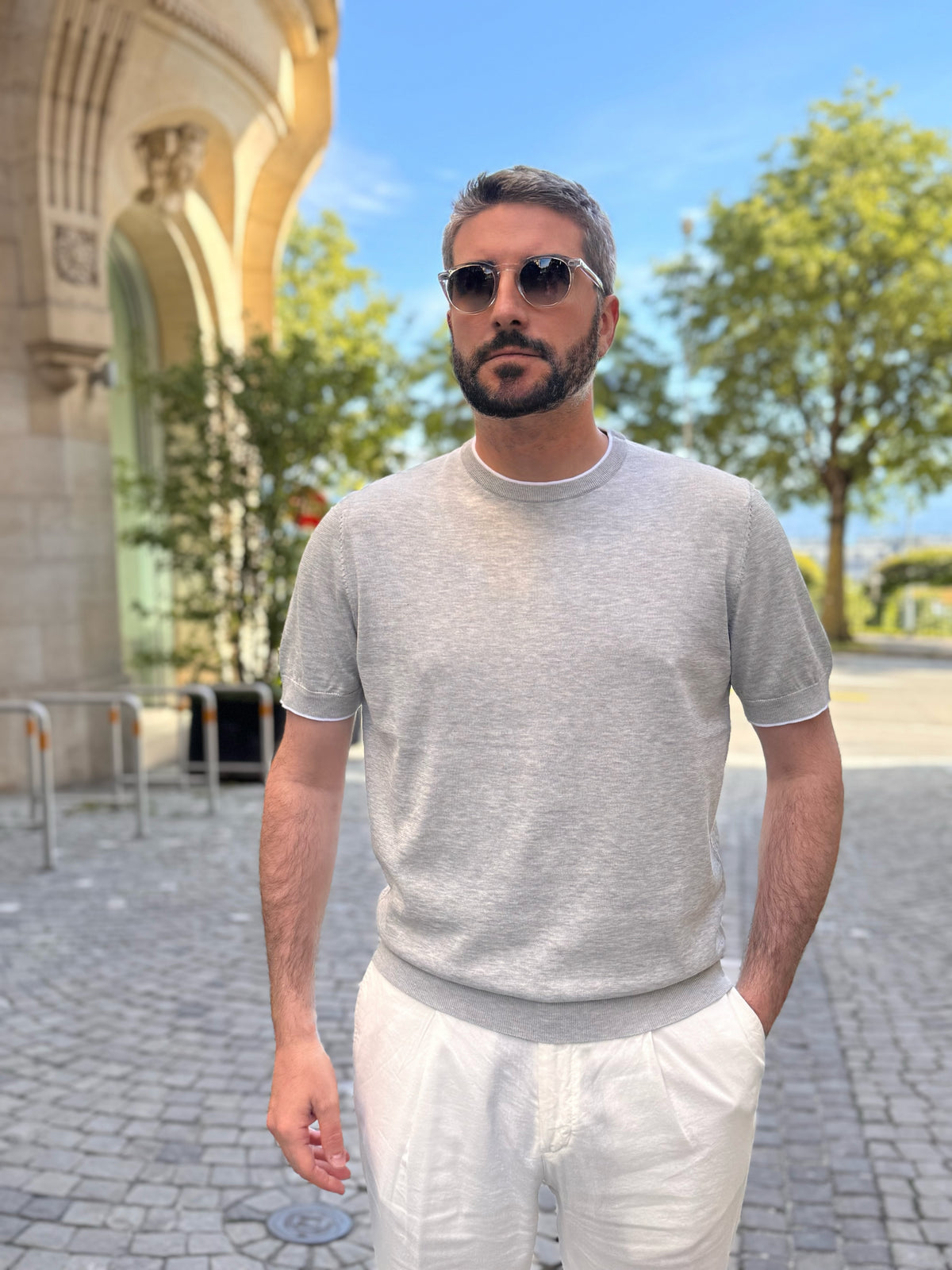 T-shirt - Silver