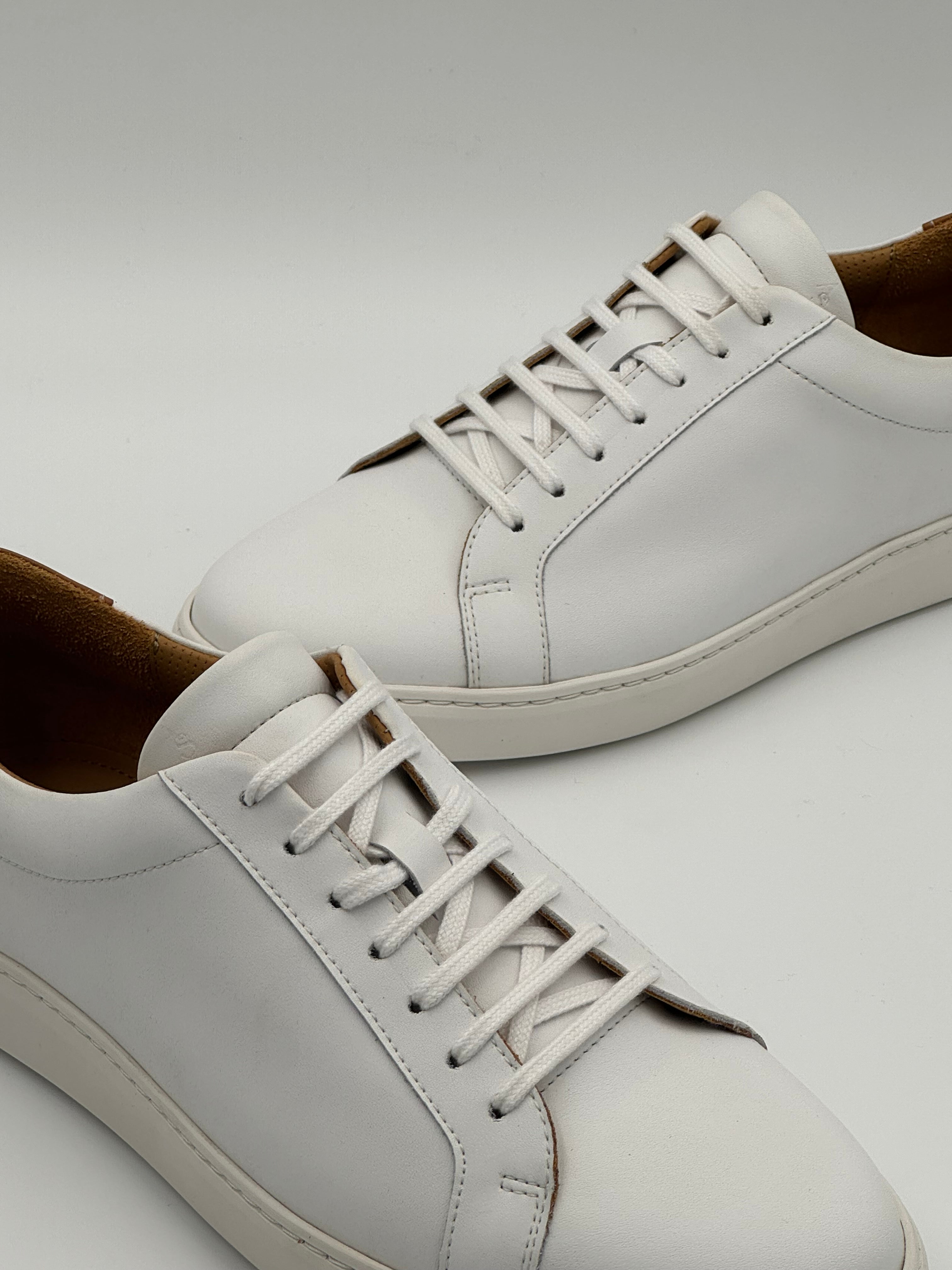 Calfskin Sneakers - White