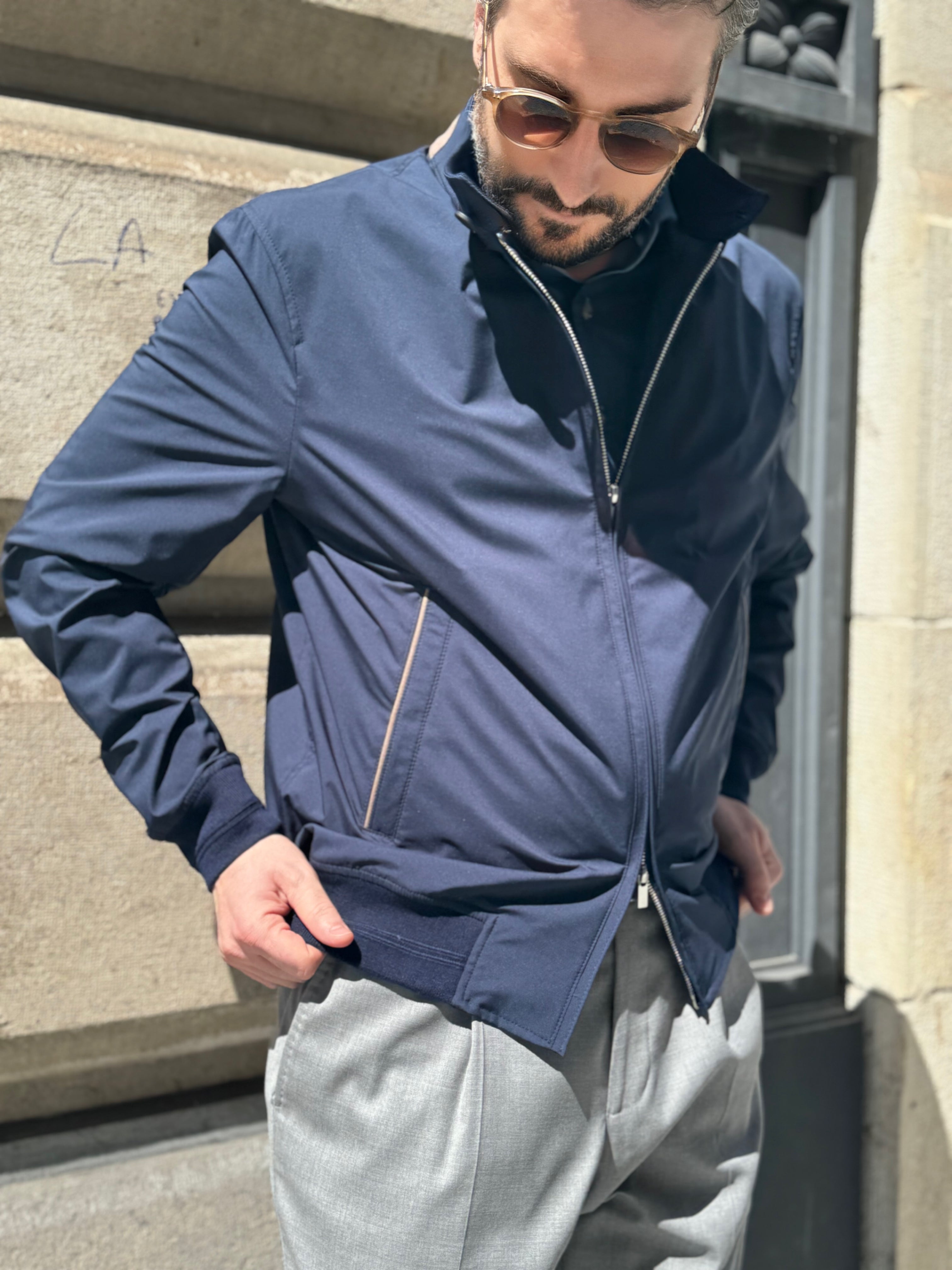 Blouson Racer - Navy