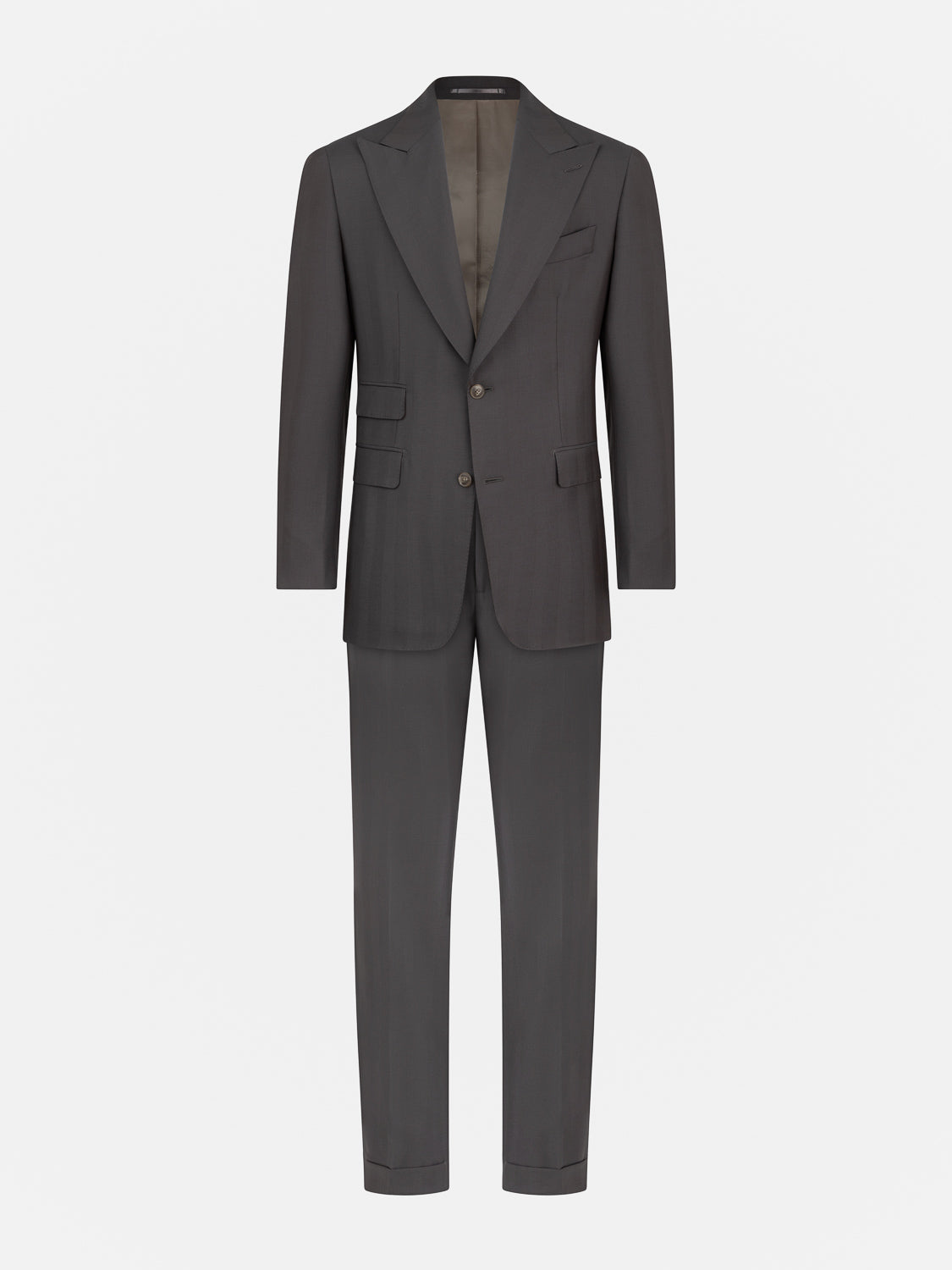 Suit Herringbone - Dark brown