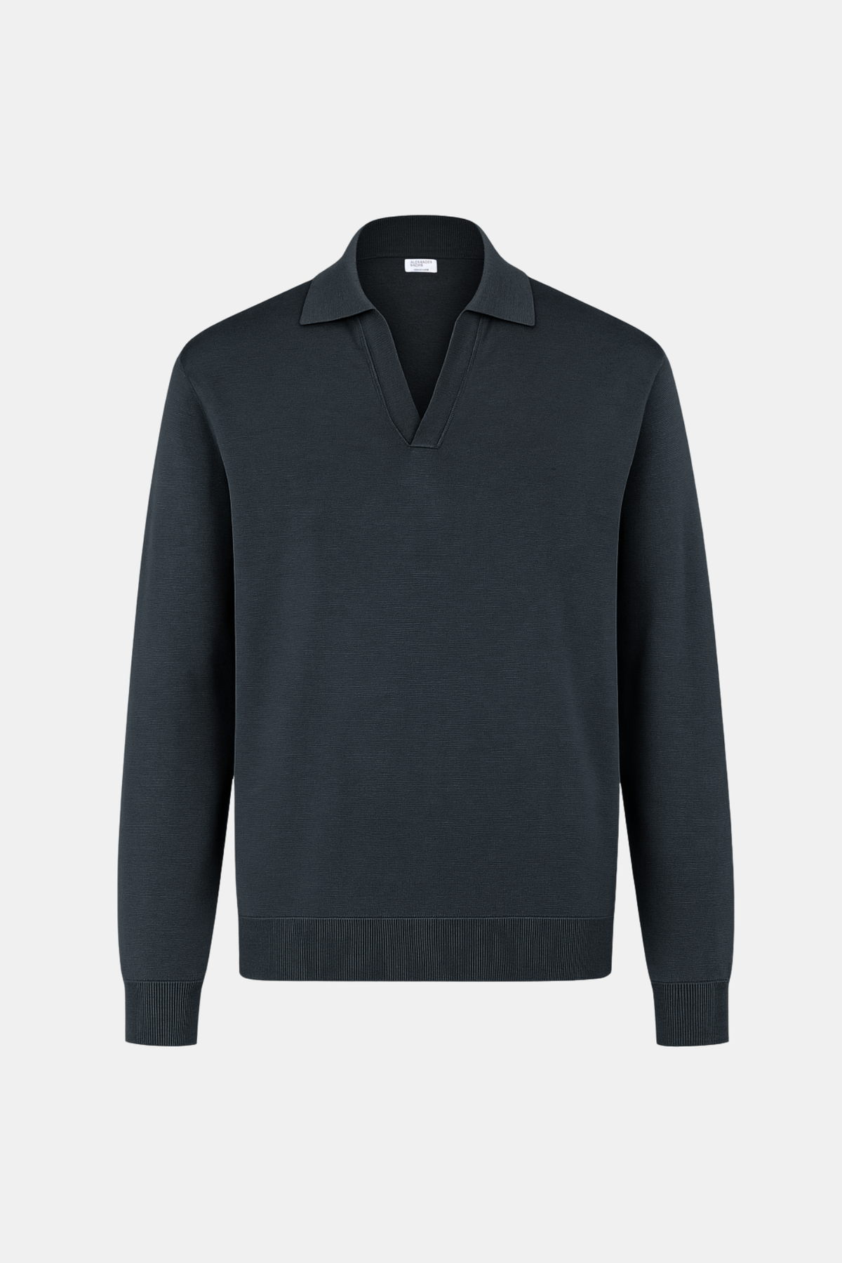 Polo Buttonless - Blue Graphite