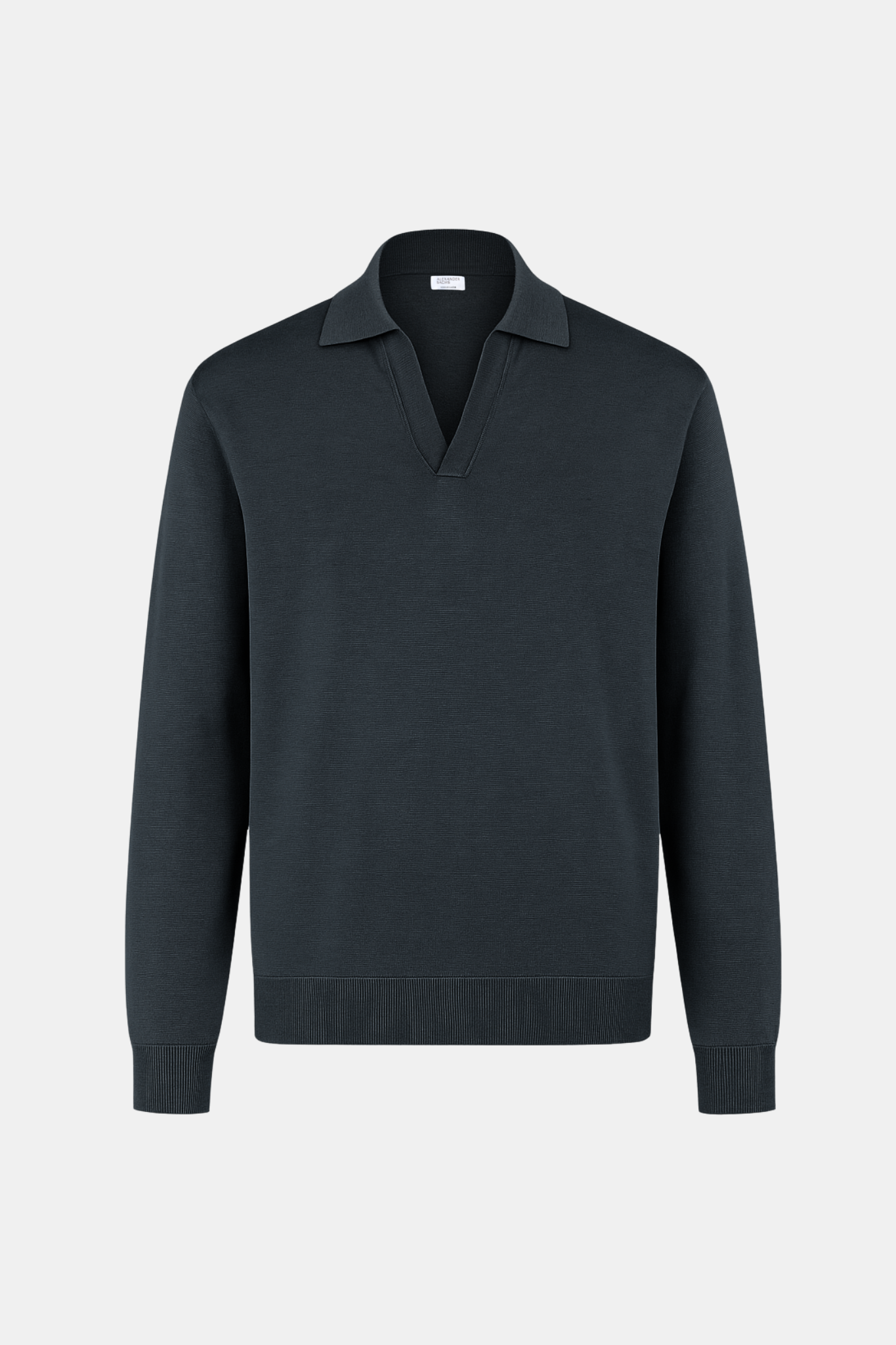 Polo Buttonless - Blue Graphite