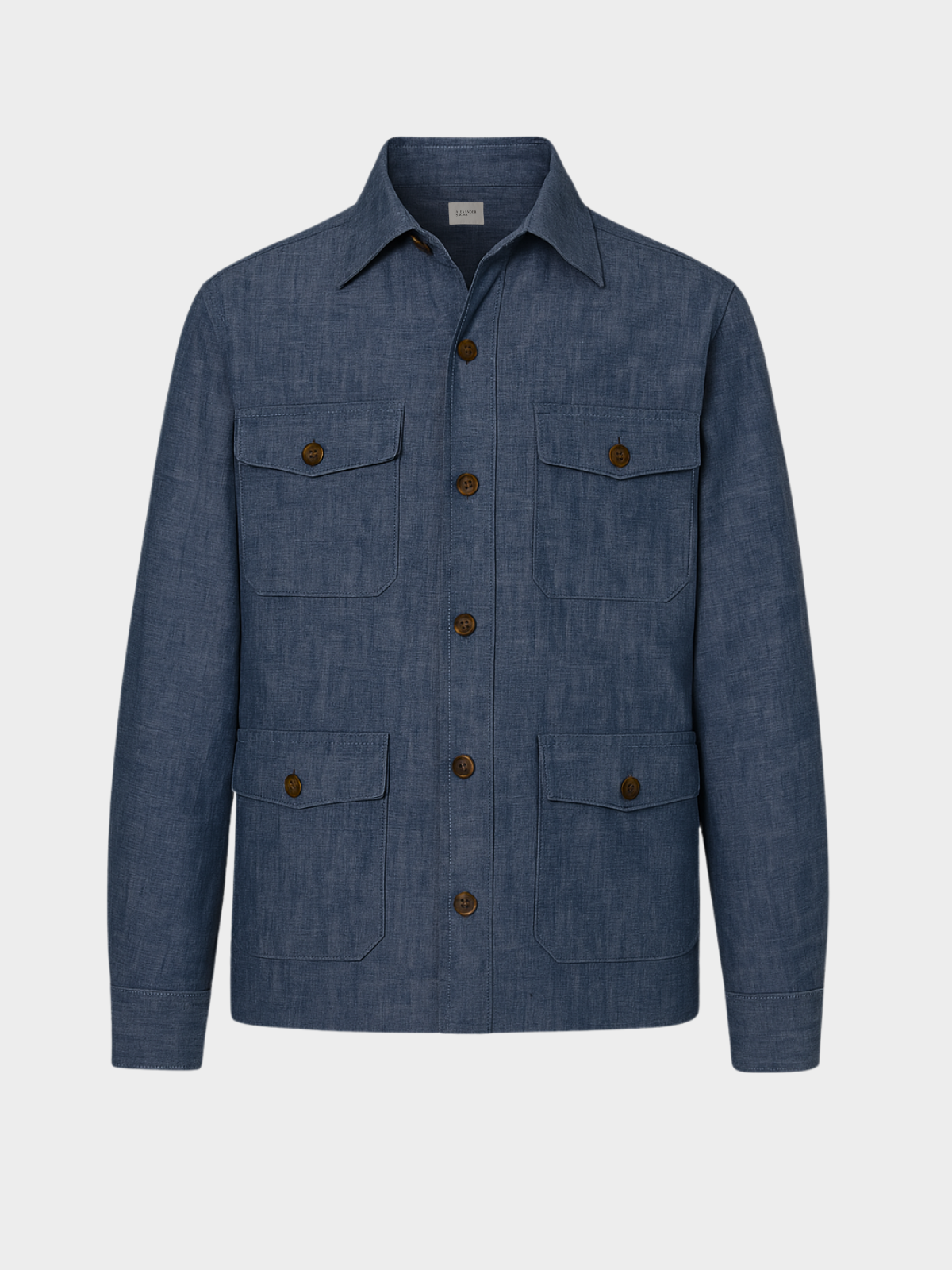 Neapolitan Overshirt - Navy