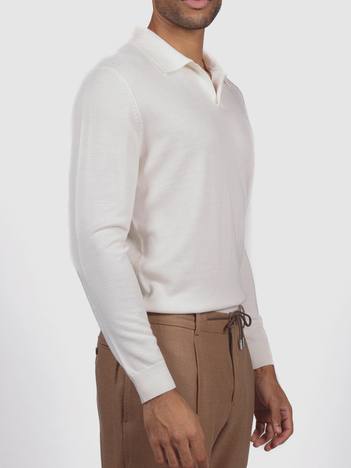 Polo Buttonless - Ivory