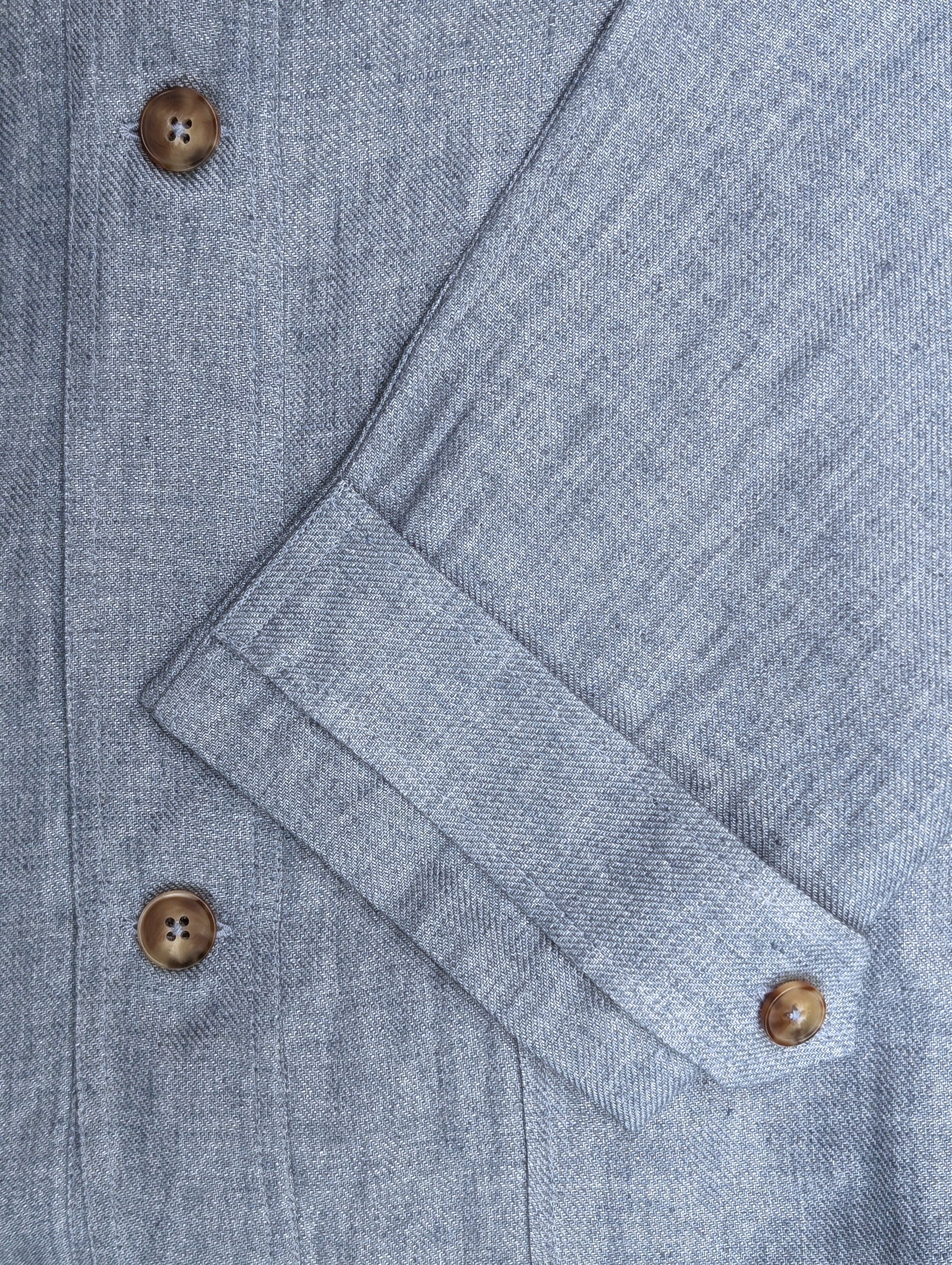 Neapolitan Overshirt - Steel Blue