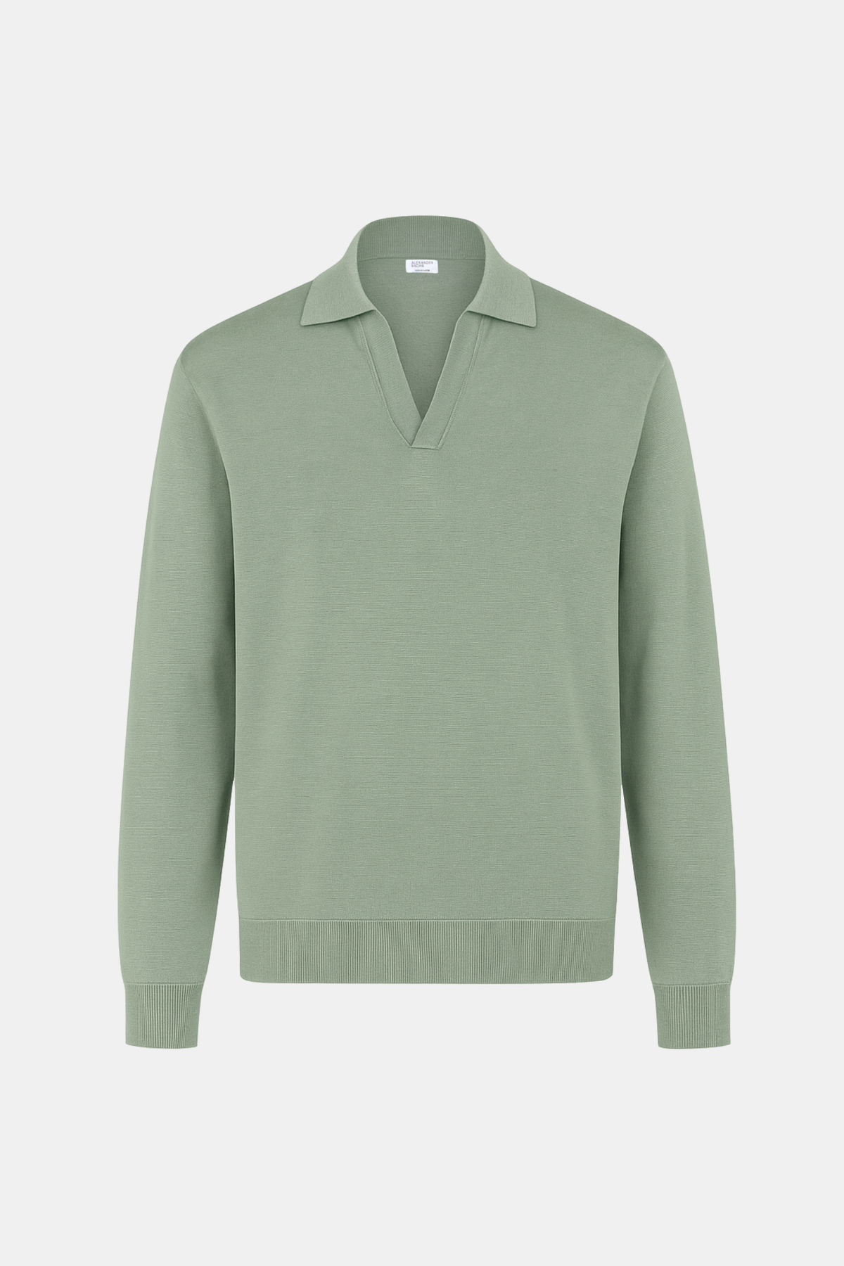 Polo Buttonless - Sage Green