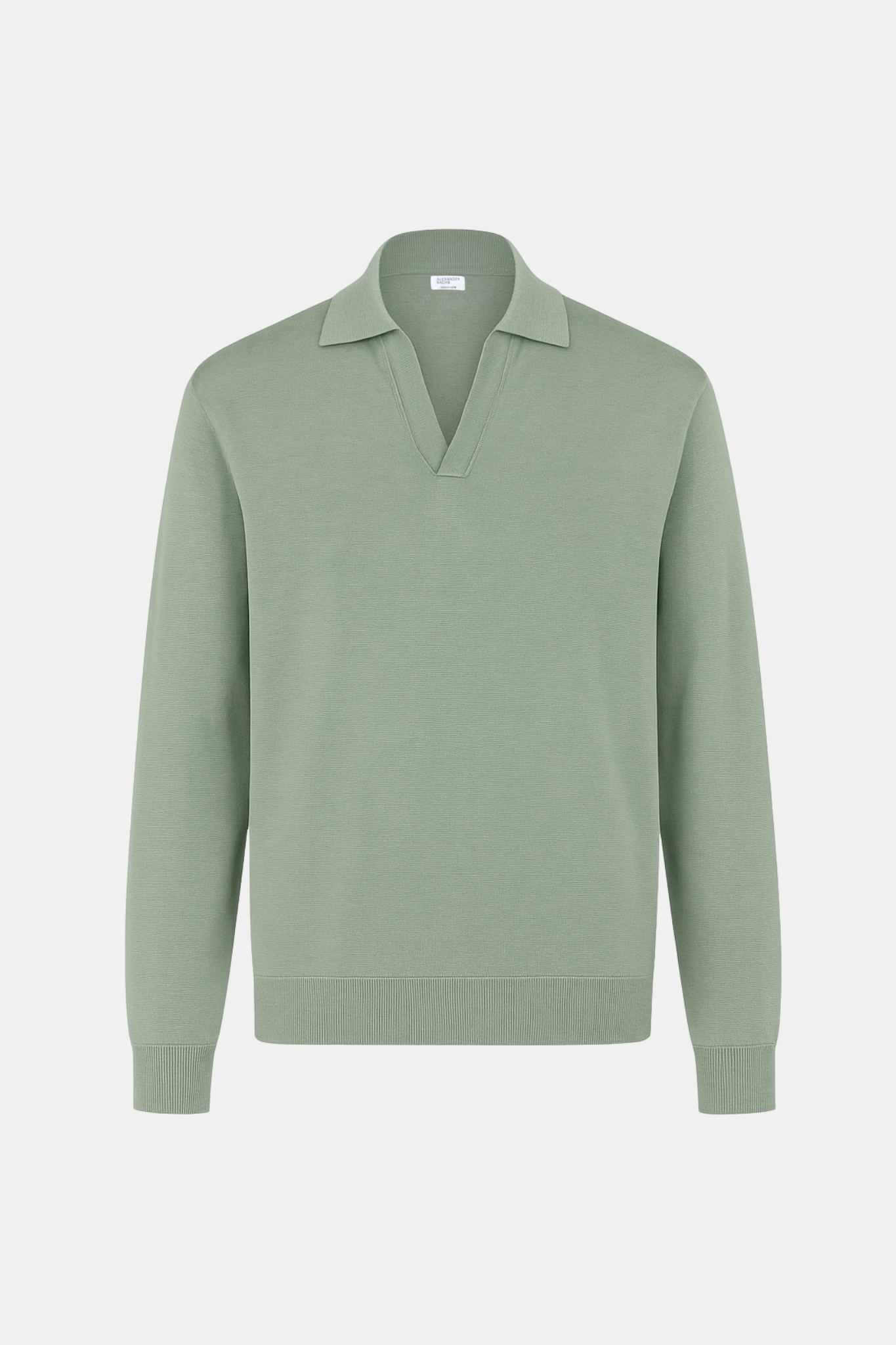 Polo Buttonless - Sage Green
