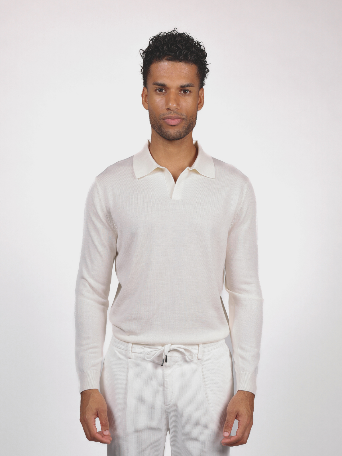 Polo Buttonless - Ivory