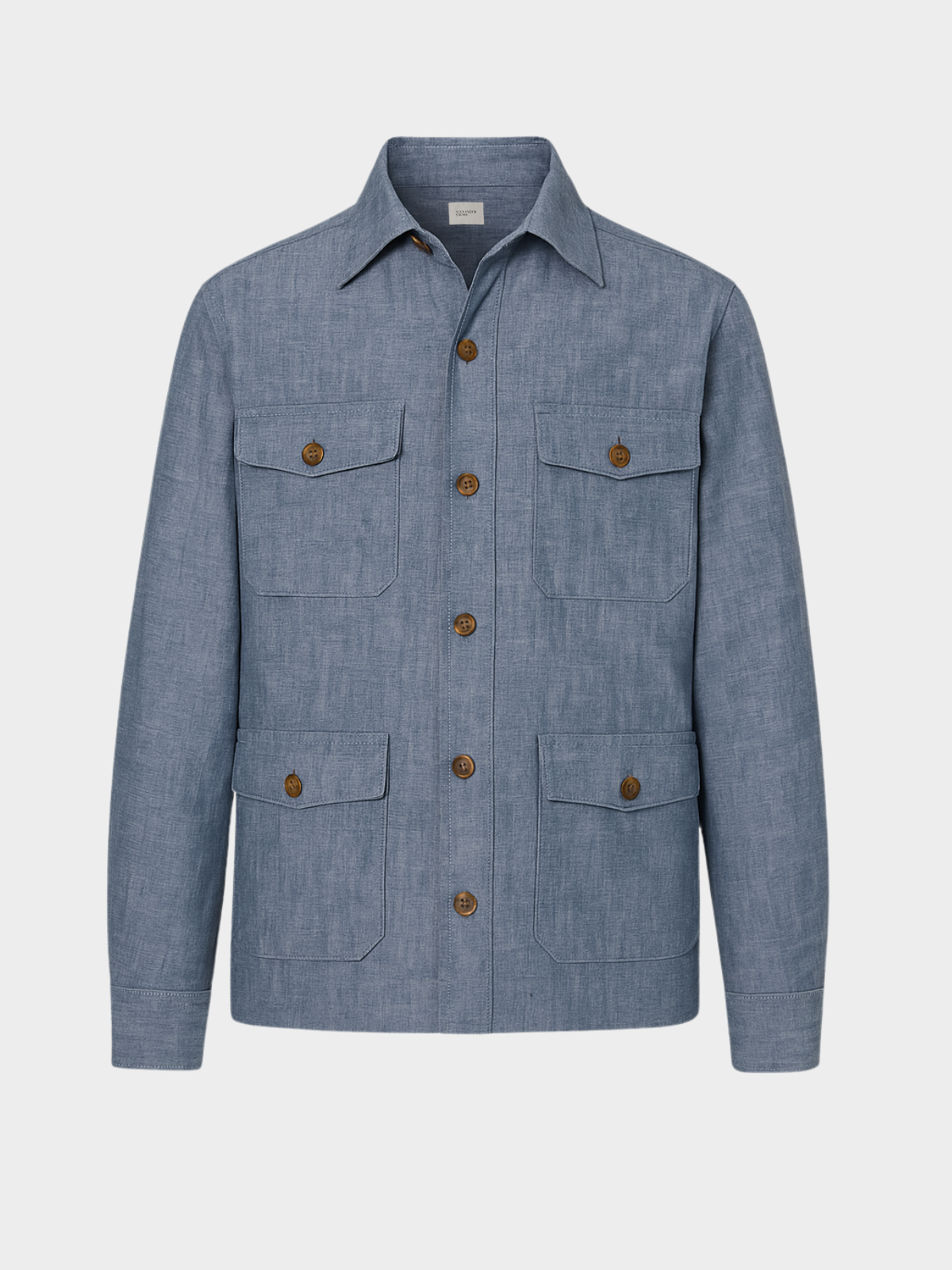 Neapolitan Overshirt - Steel Blue