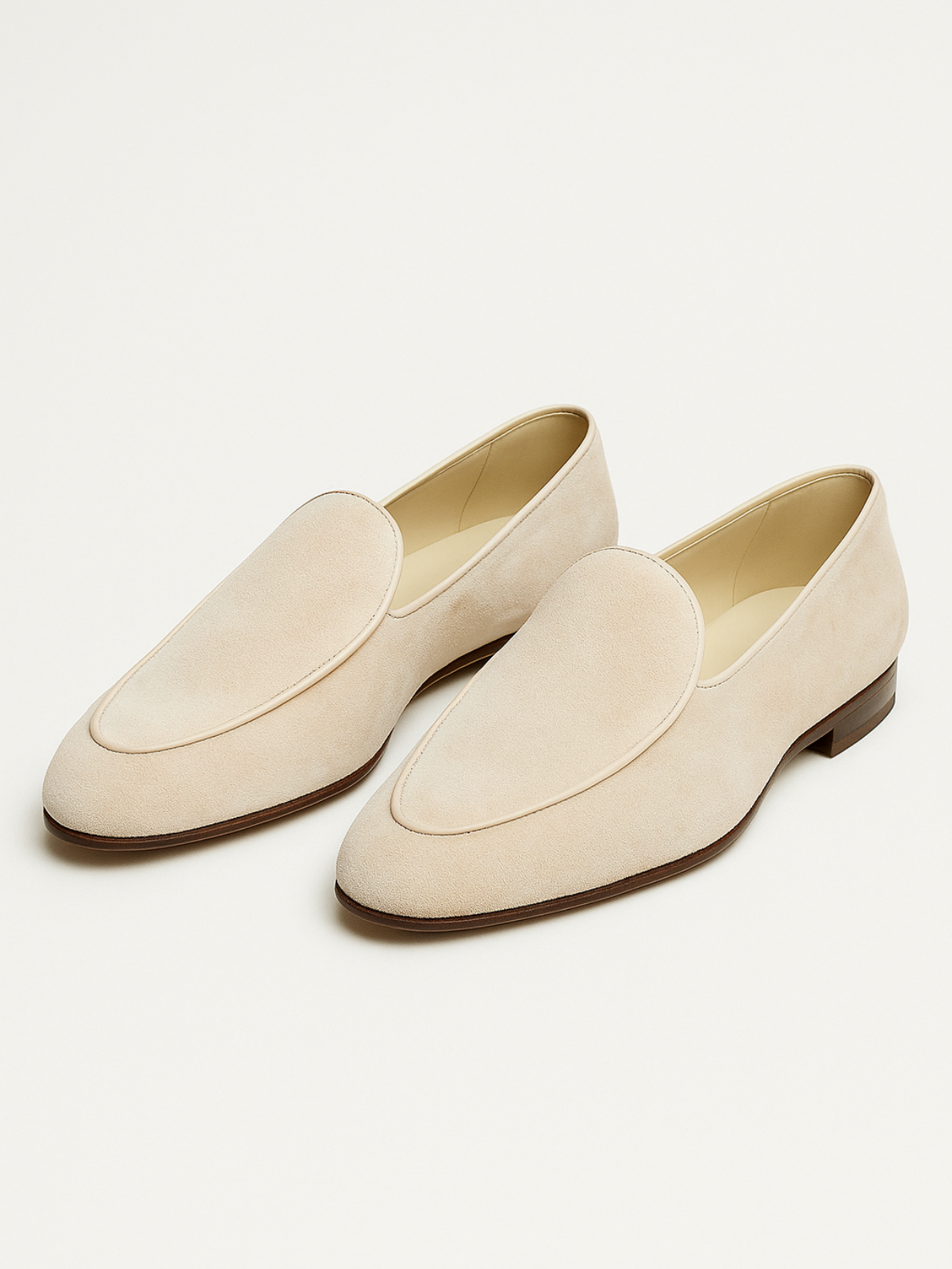 Belgian Loafers - Dune Suede