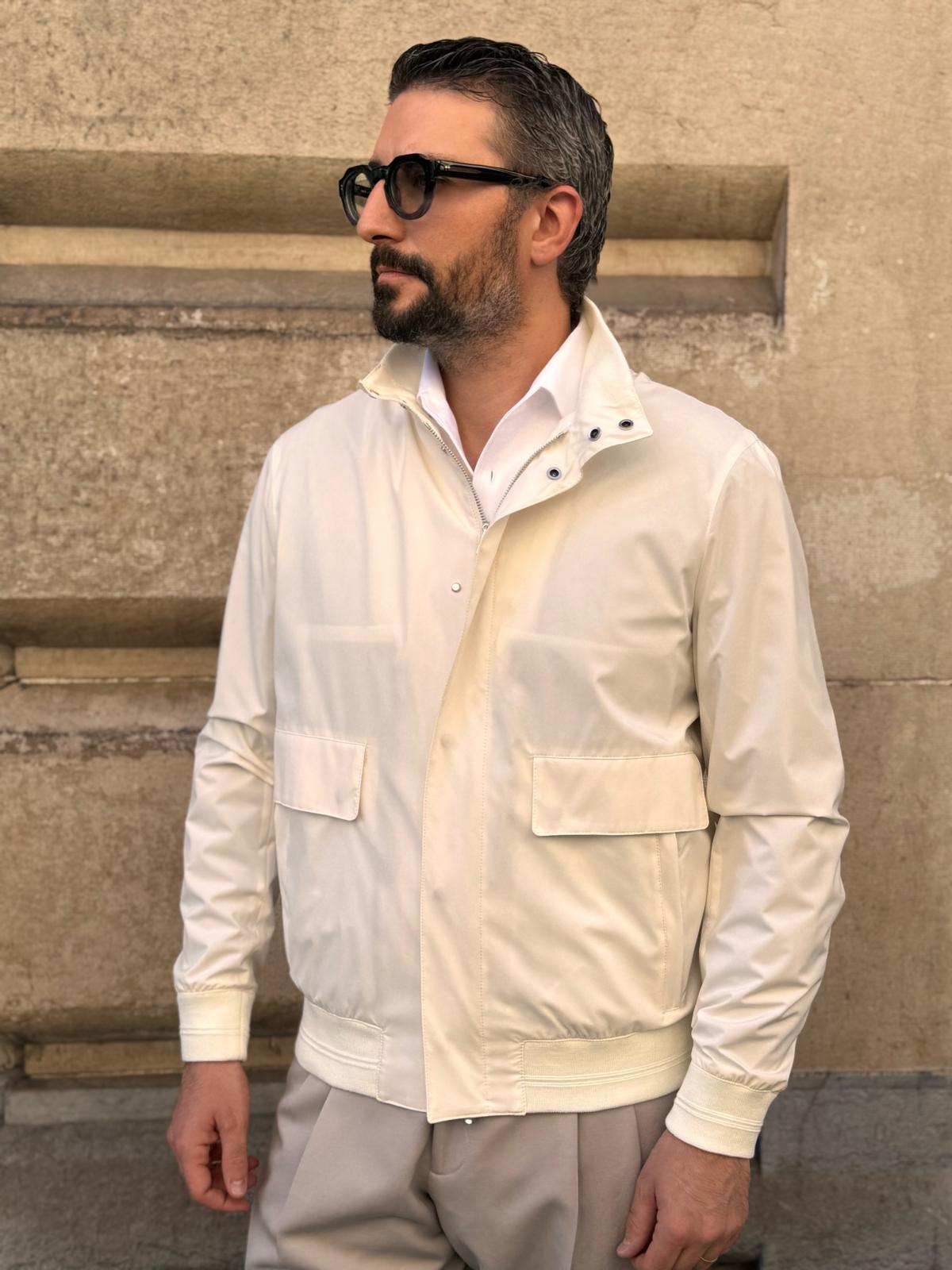 Driver Blouson- Ivory