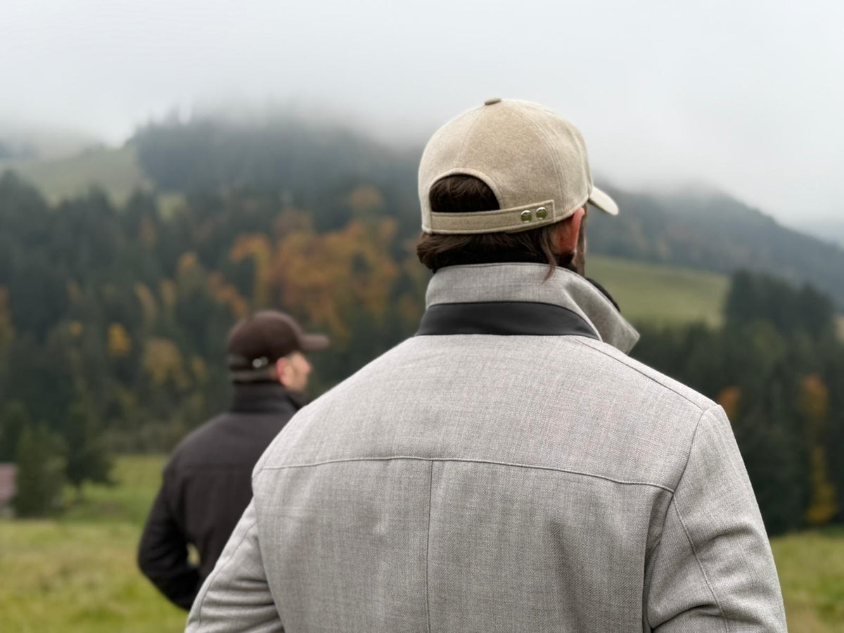 Field Jacket with Fur Collar - Sand