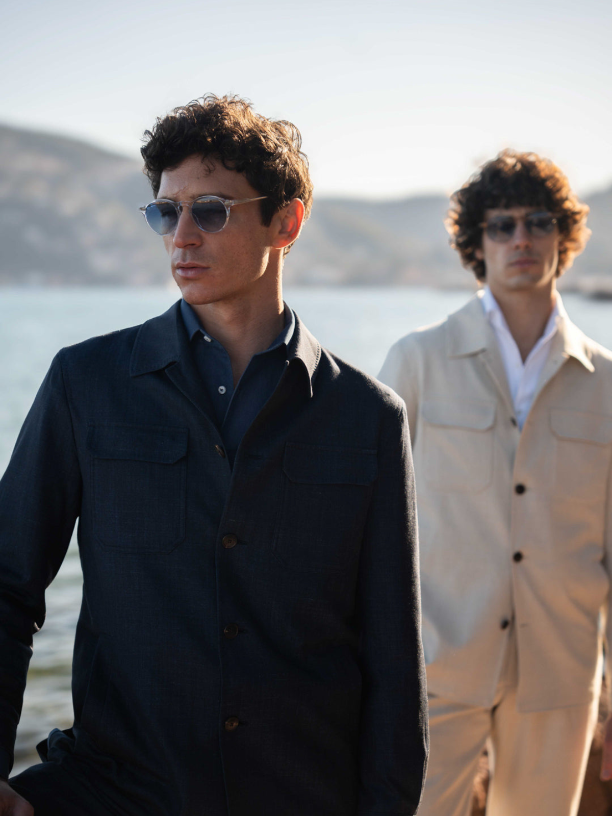 Jersey Overshirt - Navy