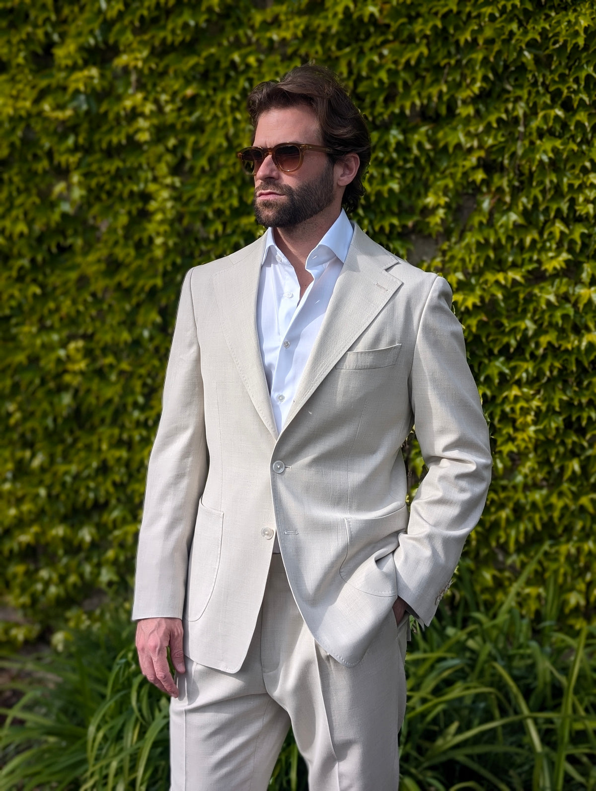 Jersey Blazer - Beige