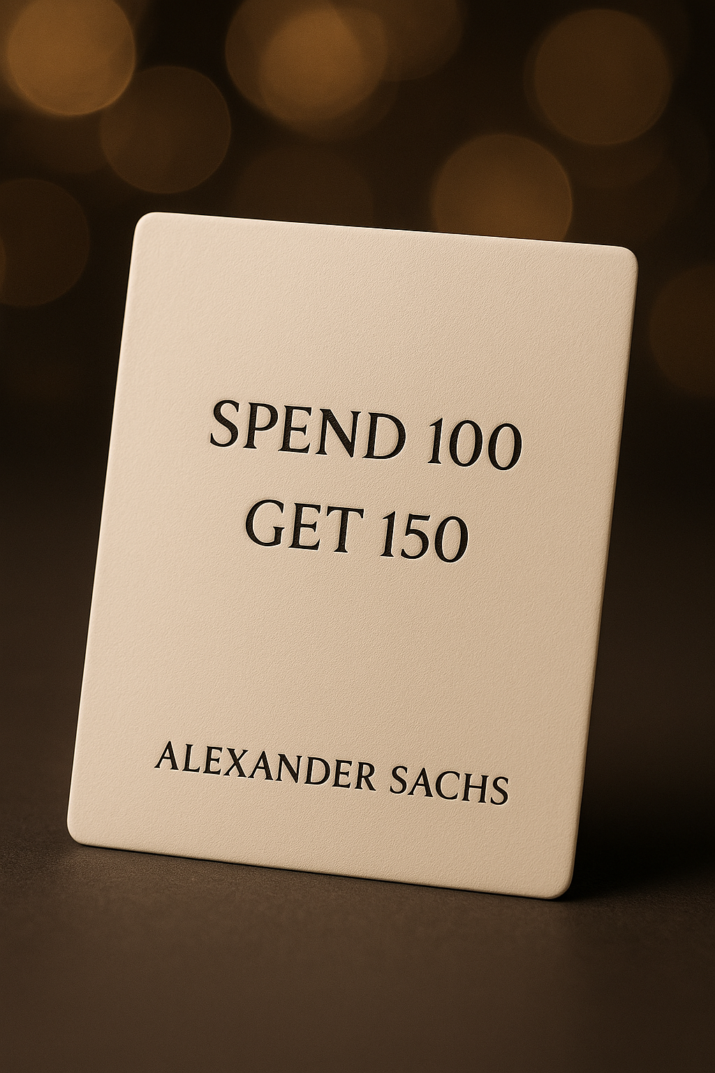 Get a CHF 150 gift card, for CHF 100