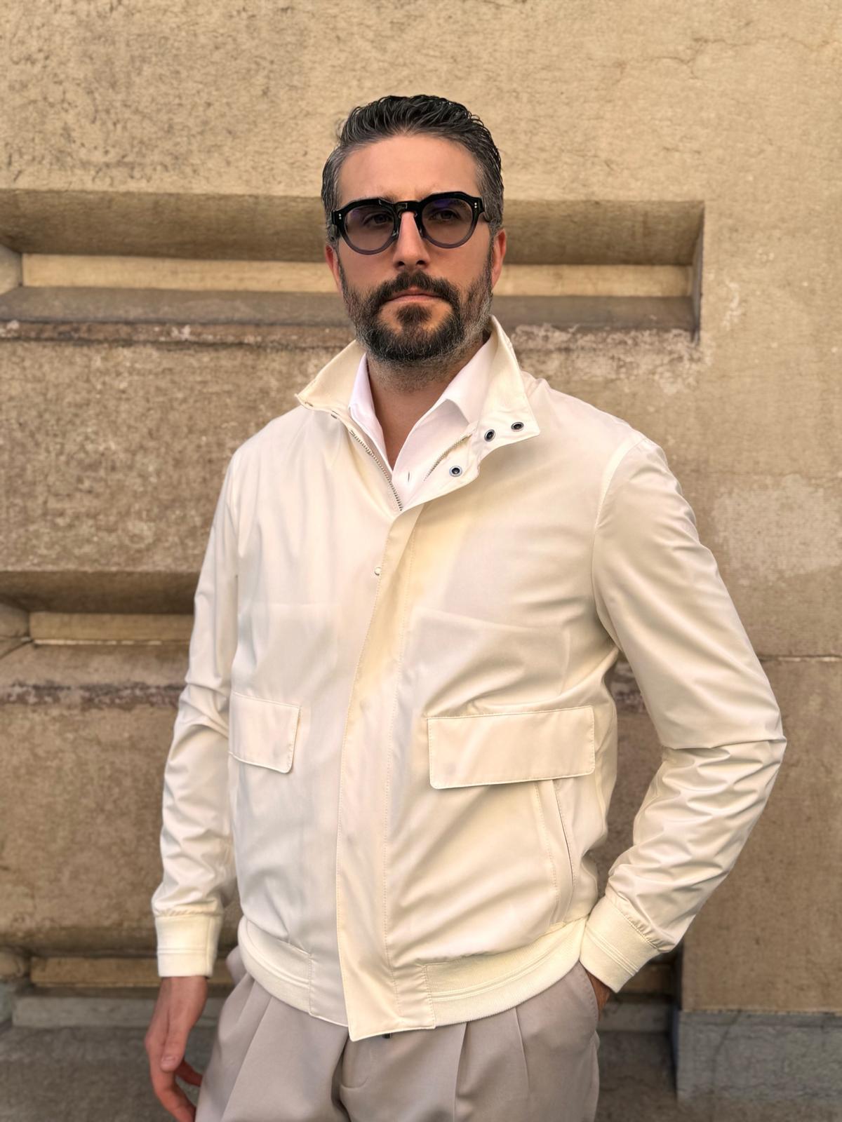 Driver Blouson- Ivory
