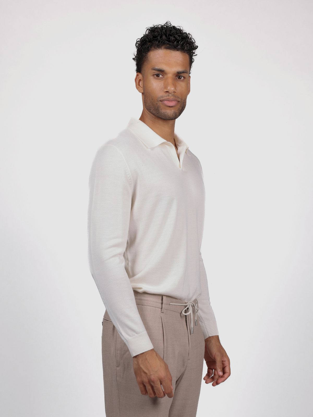 Polo Buttonless - Ivory