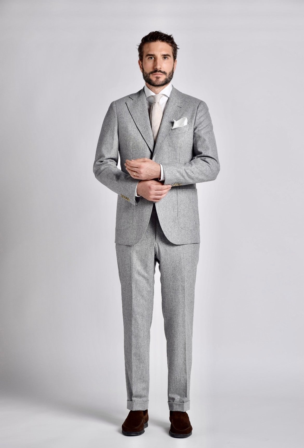 SUIT FLANNEL - LIGHT GREY